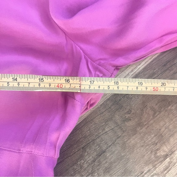 Free People Be My Baby Ruched Front Elbow Sleeve Dress Size 8 Pink - Picture 6 of 11